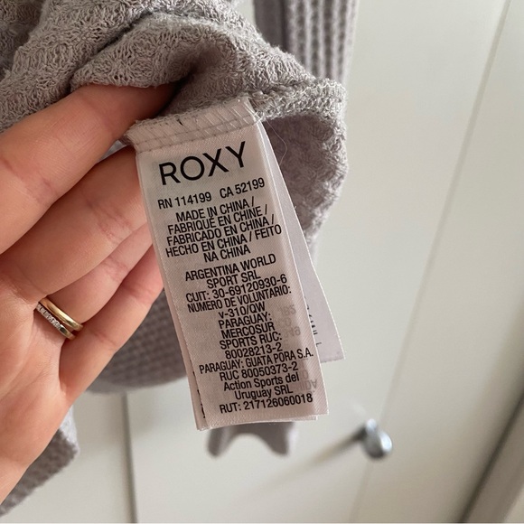 🍂fall drop🍂 Roxy Waffle longsleeve button up tee - Picture 7 of 9